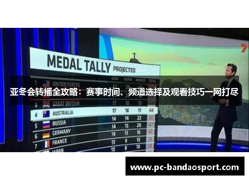 亚冬会转播全攻略：赛事时间、频道选择及观看技巧一网打尽